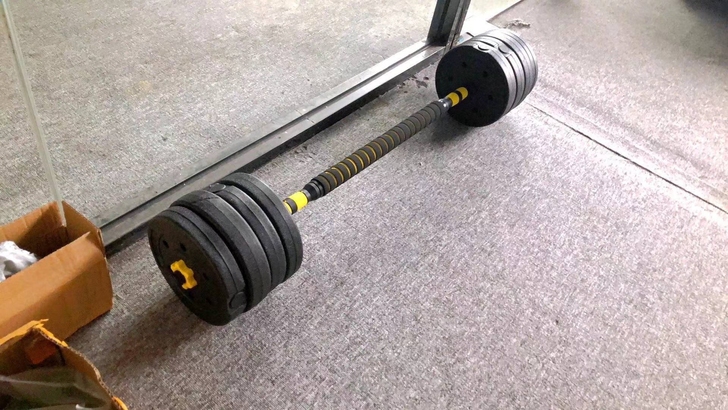 全新亏本出 哑铃可调节20kg一对男士健身...