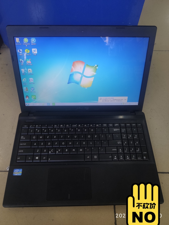 华硕笔记本当时3000多卖的。现在当垃圾卖...