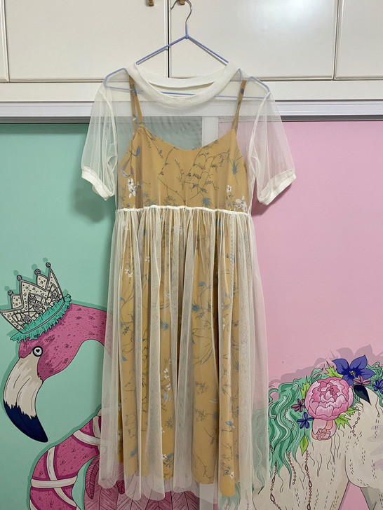 仙女超仙裙子甜美长裙公主连衣裙气质长款网纱...