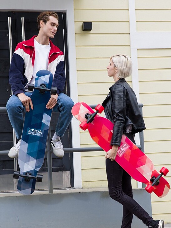 佐斯达长板滑板男女生成年专业初学者公路刷街...