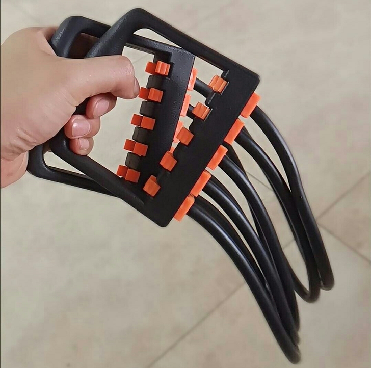 全新扩胸拉力器男士练肩健身家用臂力训练绳胸...