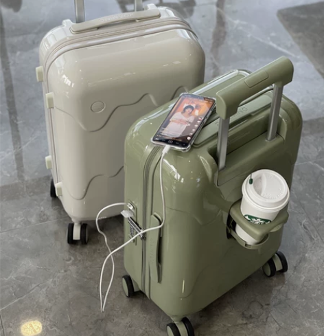 漫游行李箱万向轮拉链20寸拉杆箱防刮耐磨旅...