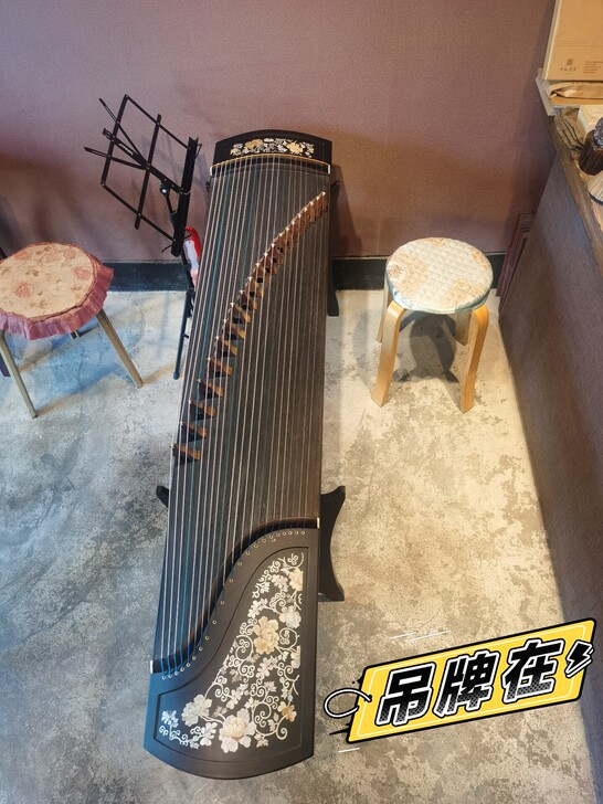 传承牌 专业筝  黑檀木  纯实木琴  音...