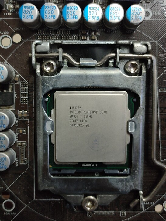 G870 cpu+主板H61M+机箱+电...