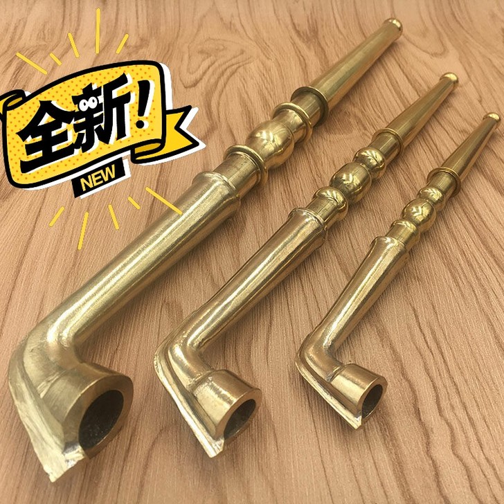 纯铜老式旱杆可拆卸铜斗 老式传统金属铜锅子...