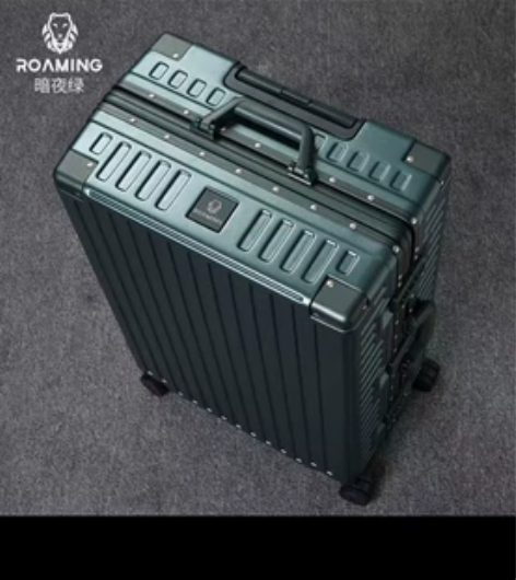漫游铝框款行李箱万向轮皮箱拉杆箱28寸旅行...
