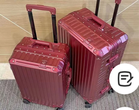 漫游高端行李箱ins网红新款铝框万向轮旅行...