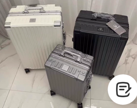 漫游铝框行李箱24超静音万向轮旅行箱28拉...