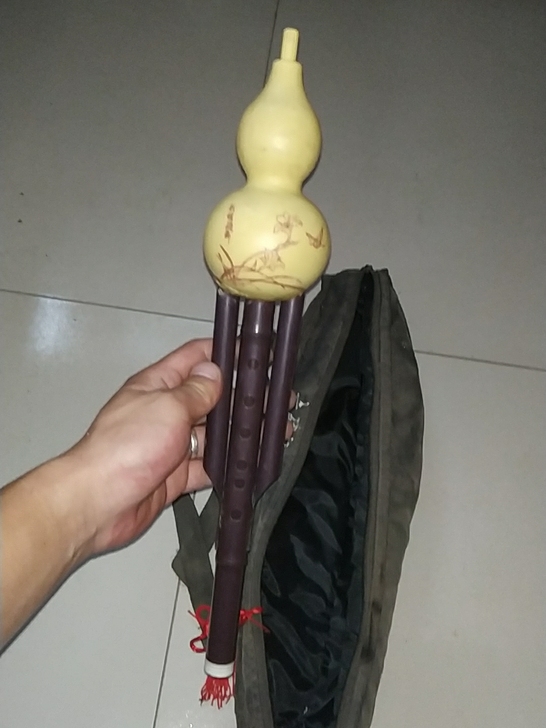葫芦丝乐器，音质还行，有研究的拿回去玩吧，...