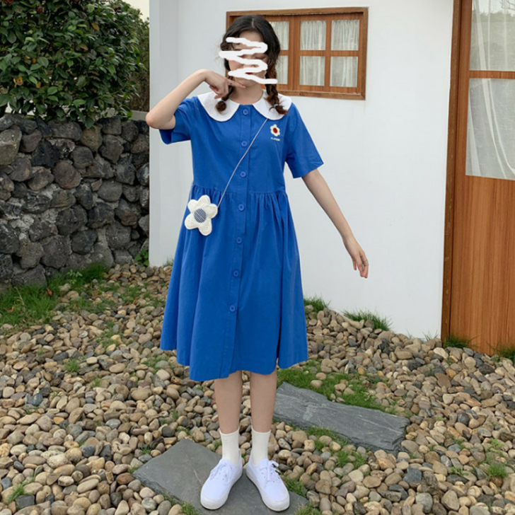 夏季新款2019流行裙子仙女超仙森系连衣裙...