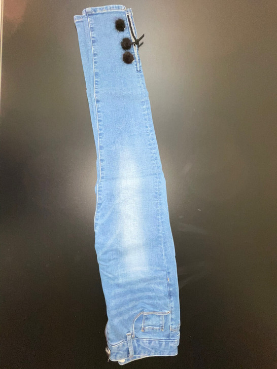 乐町 牛仔裤女小脚裤韩版修身