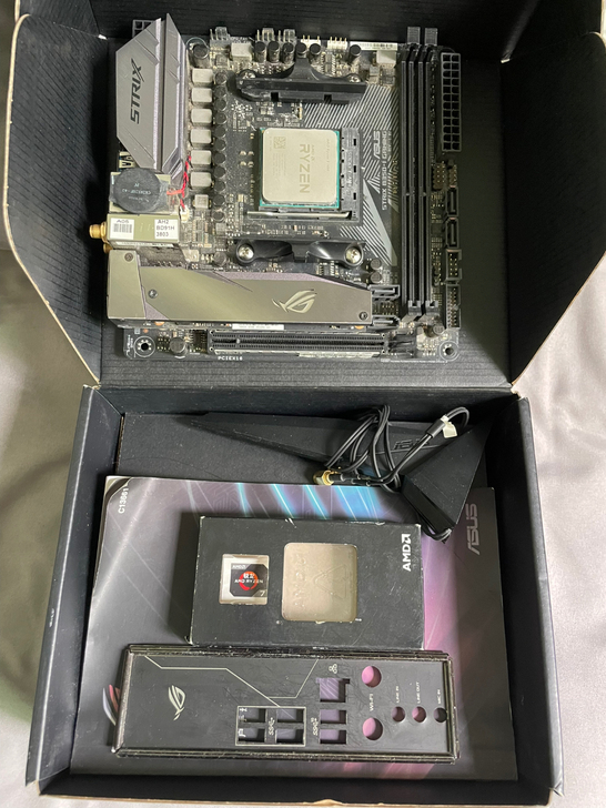 华硕B350i cpu 1400 一套出不...