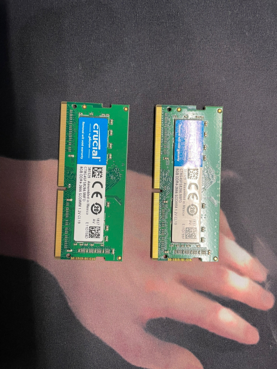 英睿达ddr4 2666 8g*2笔记本内存