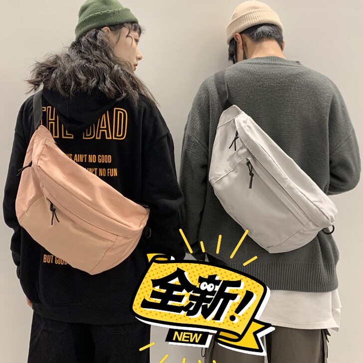 包包女帆布斜挎包 日系ins超火百搭大容量...