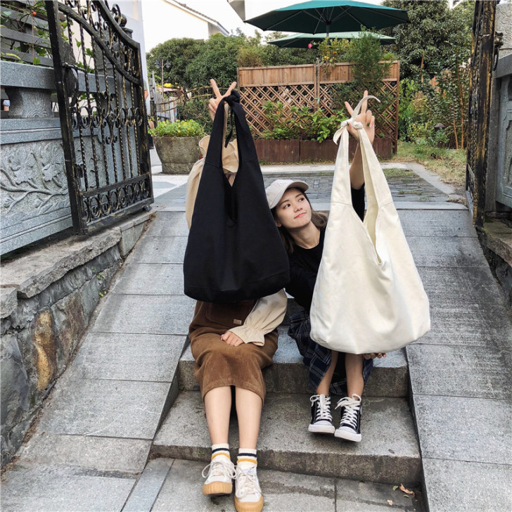 全新包邮。ins慵懒风帆布包 日系 复古 ...