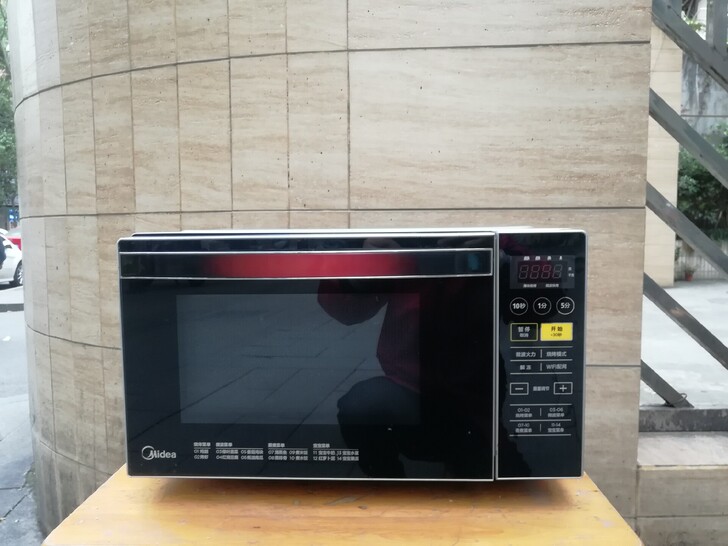 美的平板光波炉，九成新，上拉门，智能一键启...