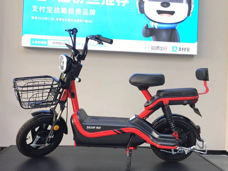 哈啰H15电动车   48部20A大电池 ...