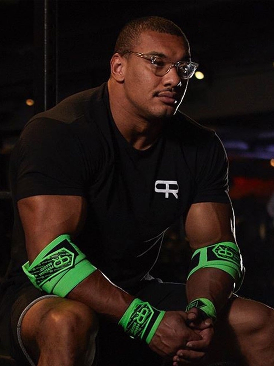 PR轮子哥护腕男健身训练卧推助力举重专业力...