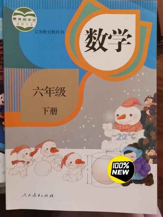 人教出版社六年级下语文数学全新