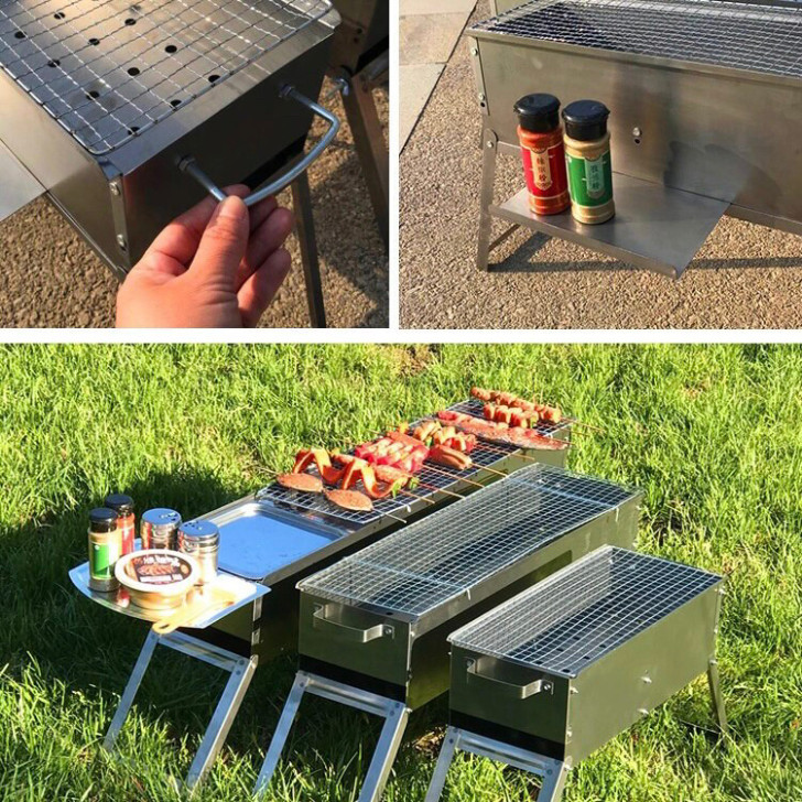 烧烤炉子 家用户外木炭工具全套炉子碳烤肉箱...