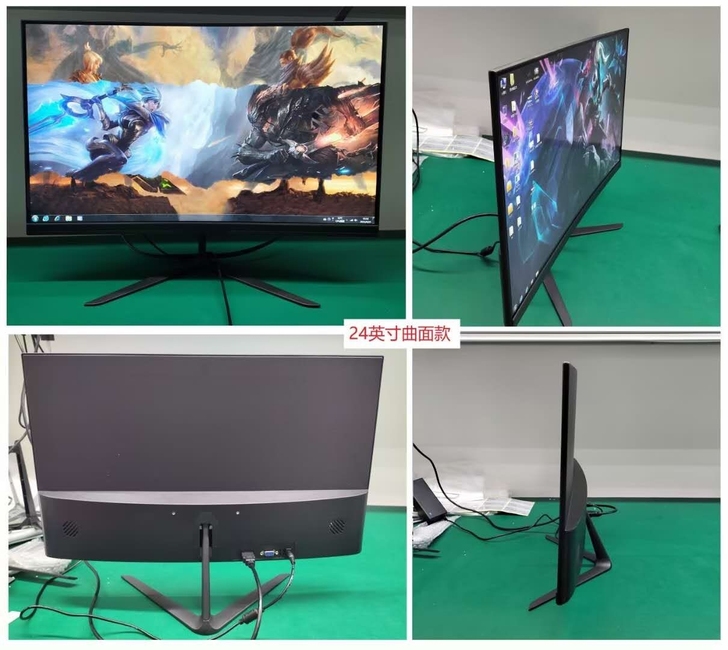27寸曲面144hz显示器24寸显示器22...