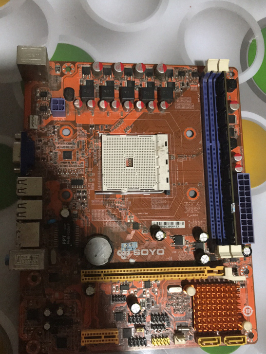 梅捷A58的板子，ddr3内存，包点亮，支...