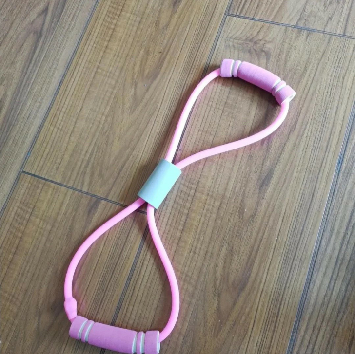 全新包邮8字拉力器家用健身弹力带瑜伽男女开...