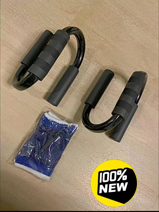 S型俯卧撑支架 辅助健身速成神器材 男锻...