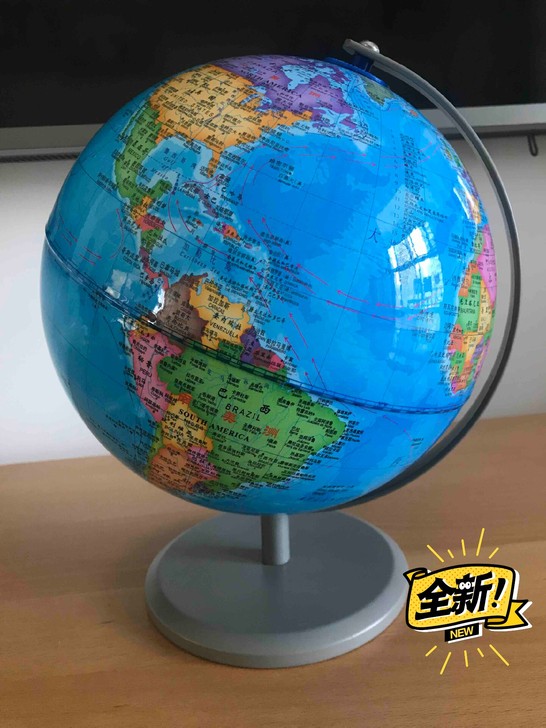 出闲置金属地球仪教学学生用全新