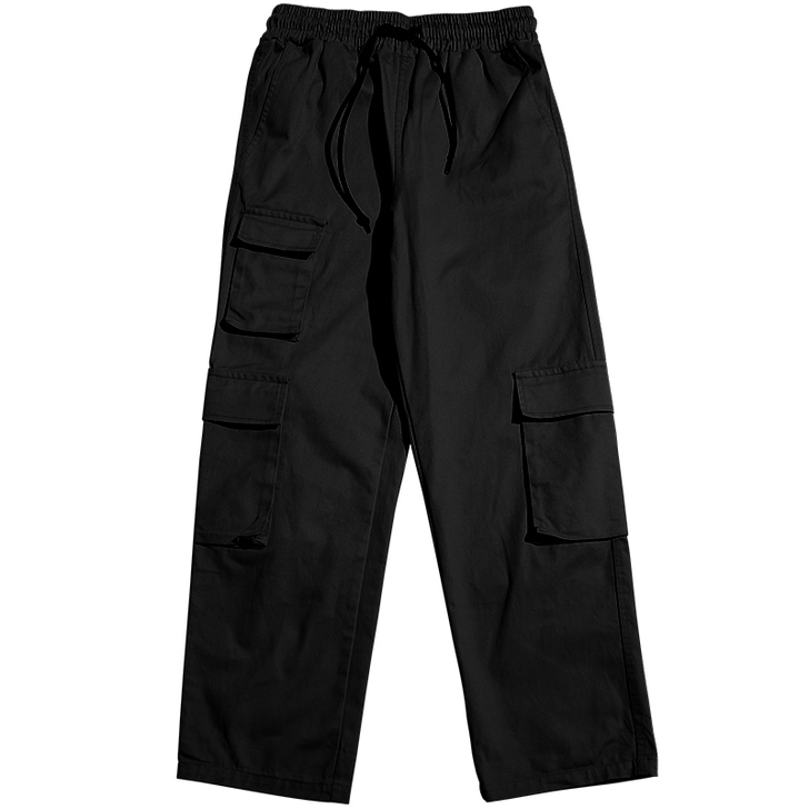 丧系裤子女秋冬宽松直筒复古2018新款韩版...