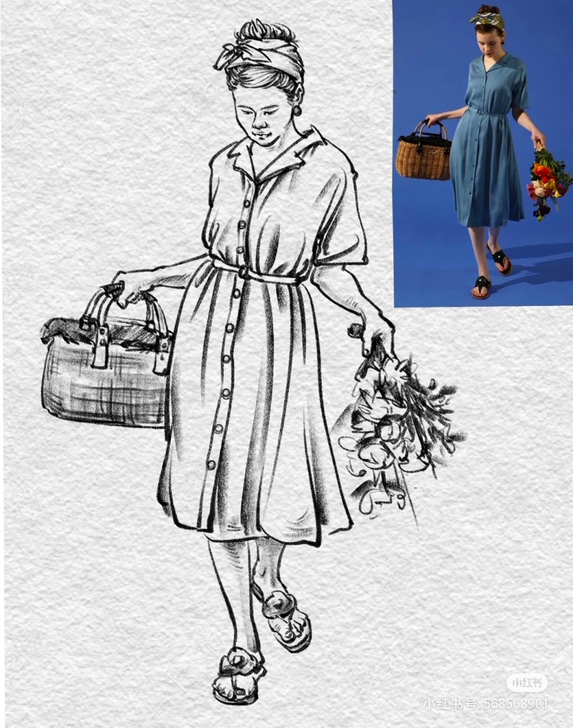 这些全出自朱丹速写的临摹，因为比较喜欢这种...