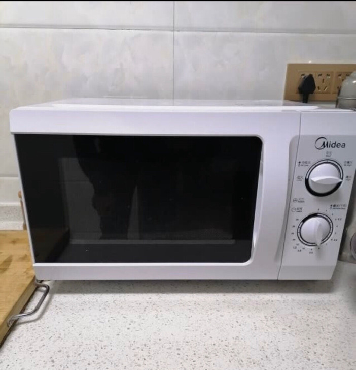 美的微波炉家用微波炉 九成新一款美的小白，...