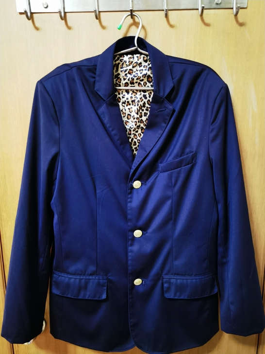 UE ARMY 男西装外套  L码 深蓝偏...