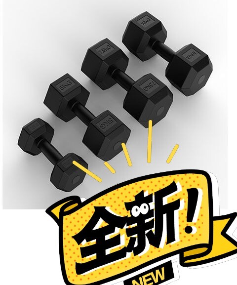 全新哑角哑铃男士健身练臂肌家用健身器材俯卧...