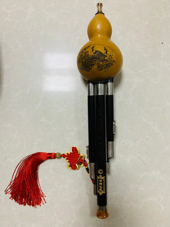 全新 高档演奏级天然黑檀木三音葫芦丝，做工...