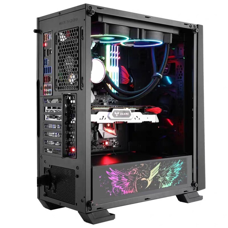 鑫谷机箱图灵1号电脑机箱台式机水冷ATX中...