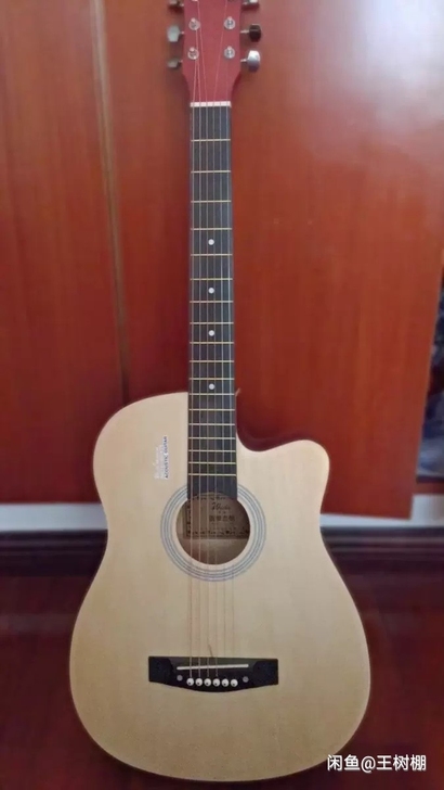 现低价出售家里闲置的威伯38寸民谣木吉他