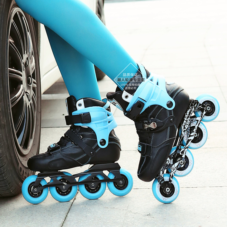 FIAR男女成年轮滑鞋成人溜冰鞋花式专业单...