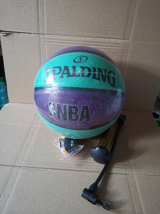 斯伯丁6号篮球 橡胶篮球 高弹耐磨 防滑吸...