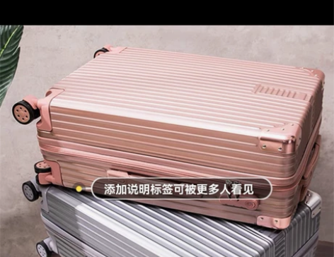 网红拉杆箱旅行箱大学生密码皮箱包24寸20...