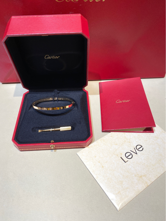 卡di亚窄版手镯漂亮实物实拍