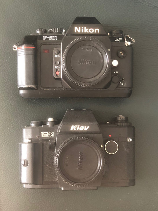 尼康F501+基辅19M都是尼康F卡口