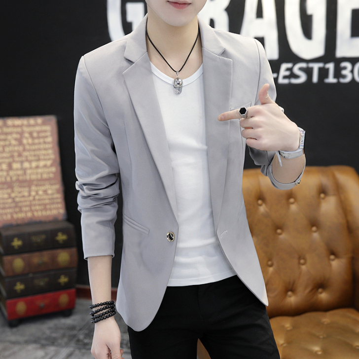 三件套男士外套秋新款薄款休闲西装男韩版潮流...
