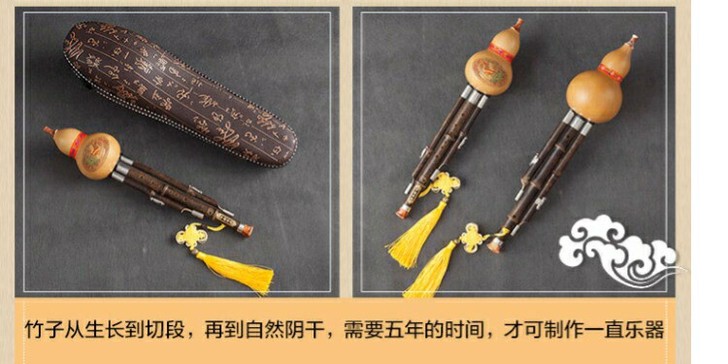 全新葫芦丝二百多买的，c调两备用嘴，都没用...