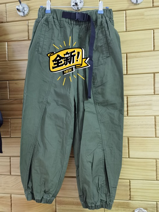 商场森马专柜购入工装九分裤，160码，裤长...
