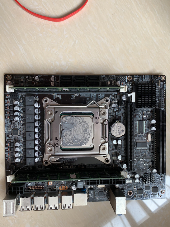 X79主板 放机箱里吃灰自用的 带cpu ...