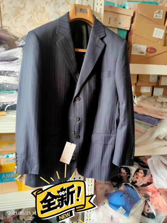 全新罗蒙品牌男士西服上衣建议175身高正品...
