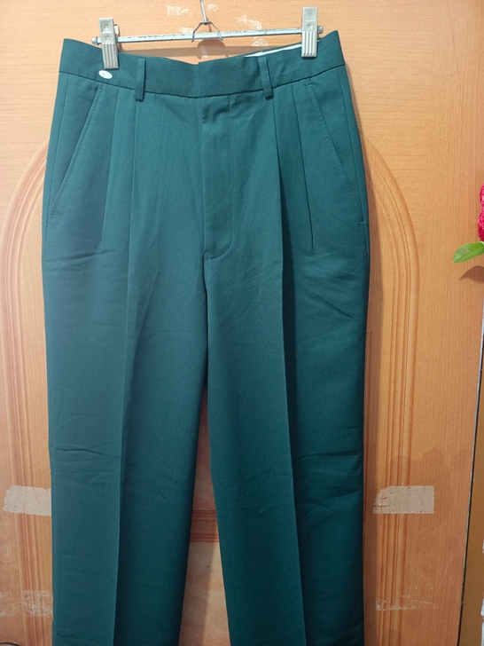 老式邮电局工作服女，裤子全新，混纺，前开门...