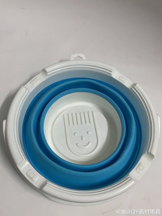 折叠水桶 硅胶折叠水桶洗笔桶便捷式携带水桶...