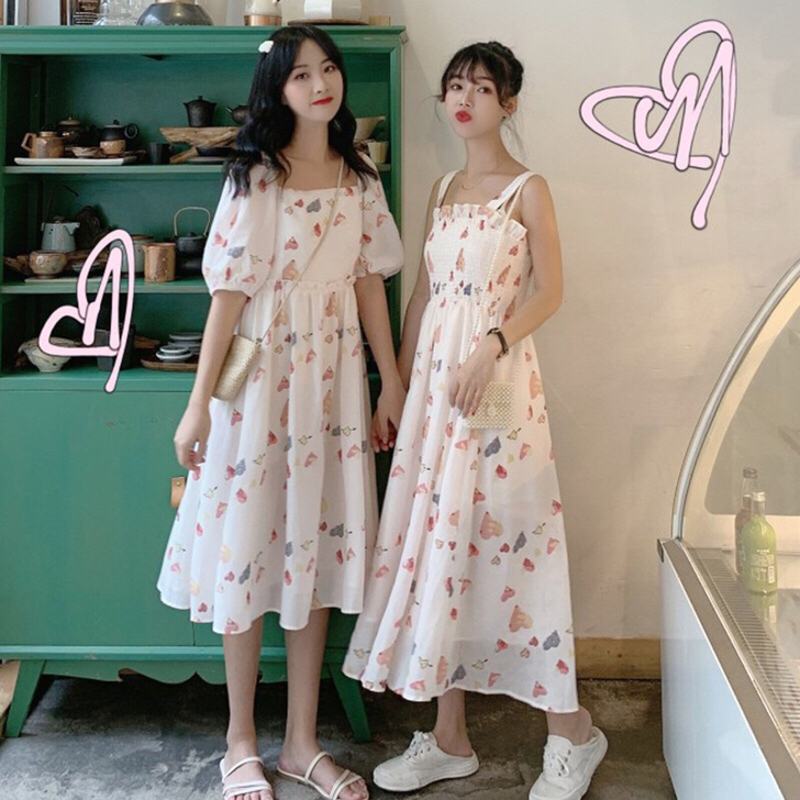 【全新】闺蜜装裙子夏季2021新款仙女超仙...